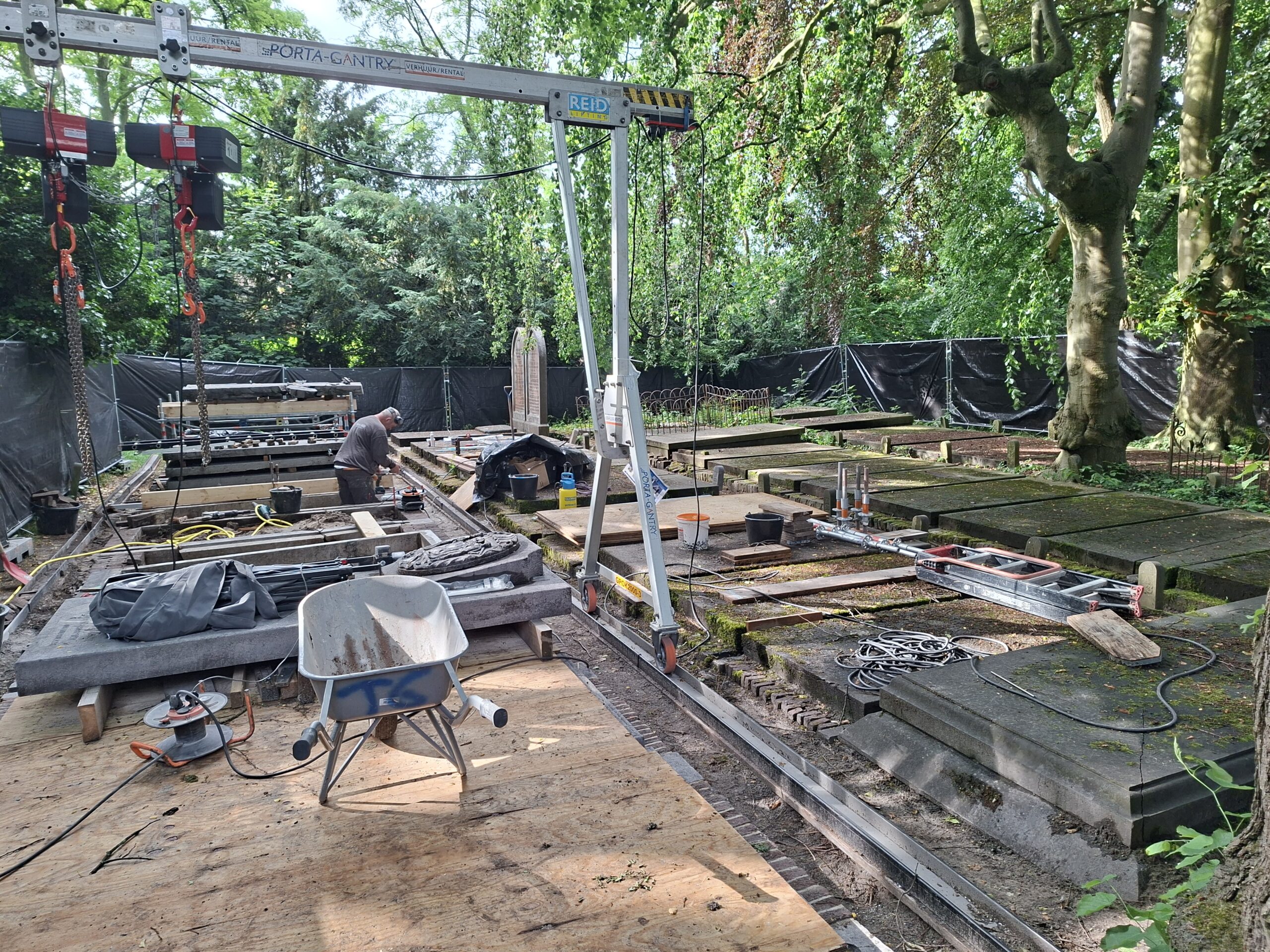 Zuilen voor restauratie